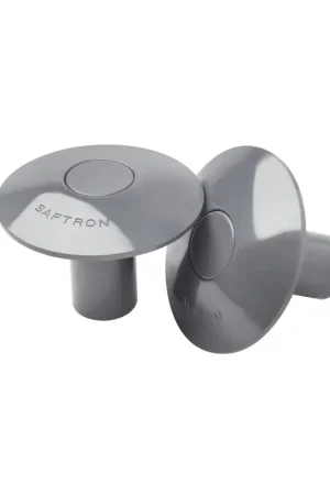 Crafted Saftron 5.75" x .75" Gray Polymer Anchor Socket Cover, Set of 2, ASC-G
