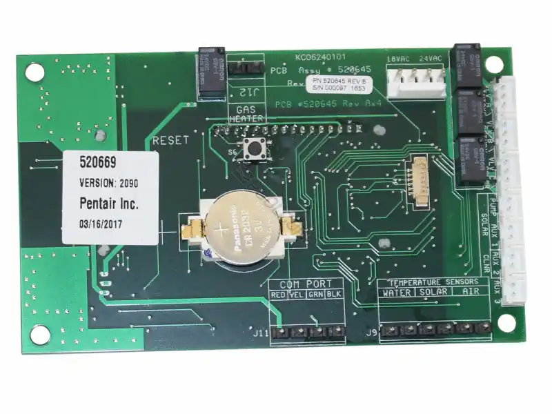 Premium Pentair Kit Pcb Assembly Suntouch Solar, 520940Z