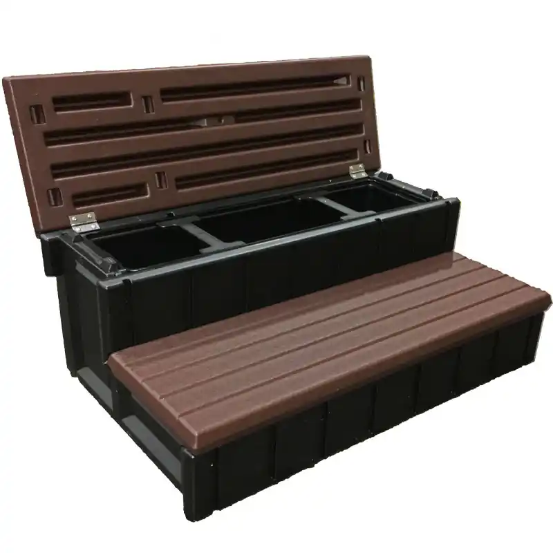 Confer Plastics Expresso 36" Storage Spa Step, LASS36-SC-E Save Now