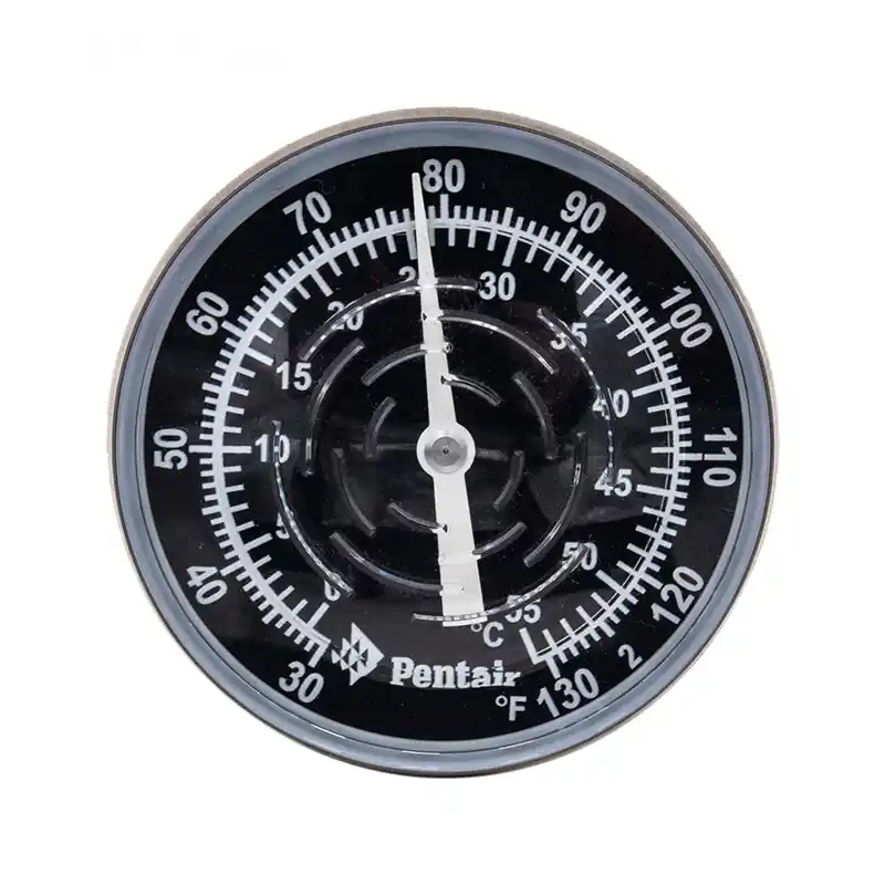 Pentair 1/2'' MNPT Nylon Well In Line Thermometer 30 to 130 Degree F, SL1DW High Quality