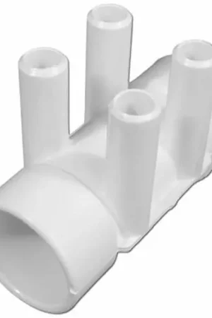 Low Price Manifold PVC Waterway (ShurGrip) 1.5" S x 1.5" S x (4) 3/4" SB