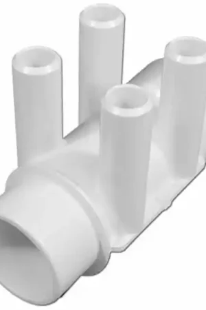 Manifold PVC Waterway (ShurGrip) 1.5" S x 1.5" Spg x (4) 3/4" Trusted Brand