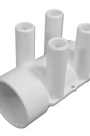 Manifold PVC Waterway (ShurGrip) 1.5" SxDead Endx (4) 3/4" SB Special Discount
