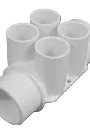 Manifold PVC Waterway 1.5" S x 1.5" Spg x (4) 3/4" S Ports Buy Direct