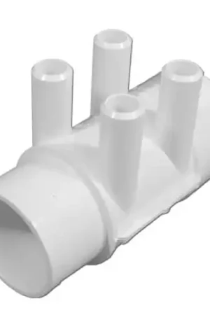 Limited Offer Manifold PVC Waterway (ShurGrip) 2S x 2Spg x (4) 3/4" SB