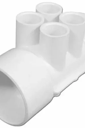 Manifold PVC Waterway 2S x 2S (4) 1/2" S Ports Last Chance