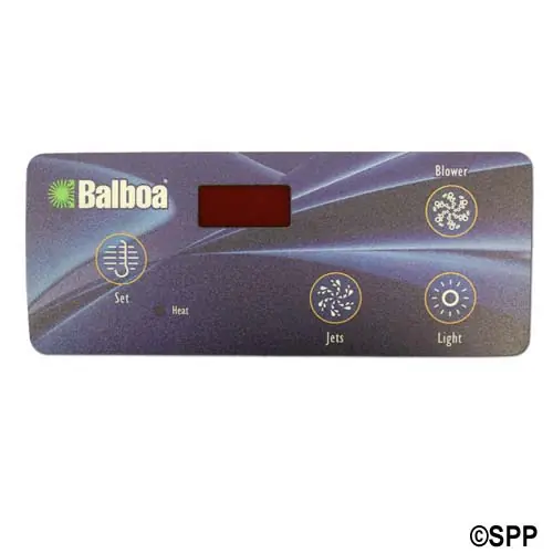 Free Returns Spa Side Overlay Balboa VL404 Duplex Dig 4BTN LED (For 5" 1223)
