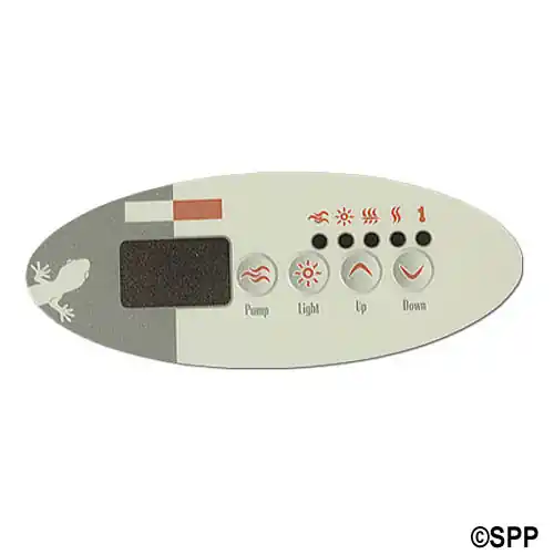 High Quality Spa Side Overlay Gecko TSC-9 4BTN LED Oval (P1-LT-UP-DN)