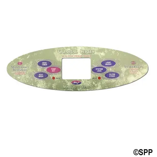 Limited Time Spa Side Overlay (MTS99) Serial Standard 6" BTN LCD 11"Oval