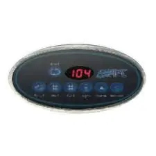 Reduced Price Spa Side Control EleCenteronic CTI Mini-Max 7BTN LCD Oval 3x6"