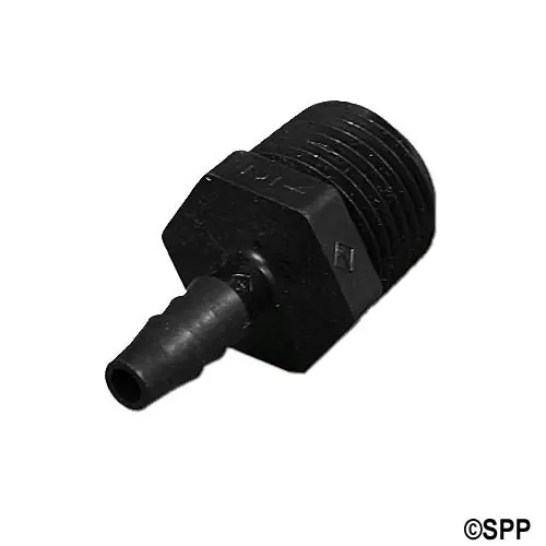 Fitting PVC Barbed Adapter INDUST 1/4" RB x 1/2" MPT Express Delivery