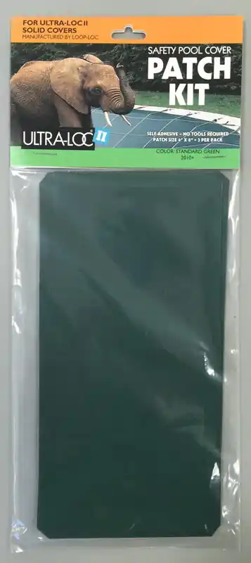 Instant Buy Loop-Loc Safety Pool Cover Patch Kit for Green Solid Covers - 3 Pack