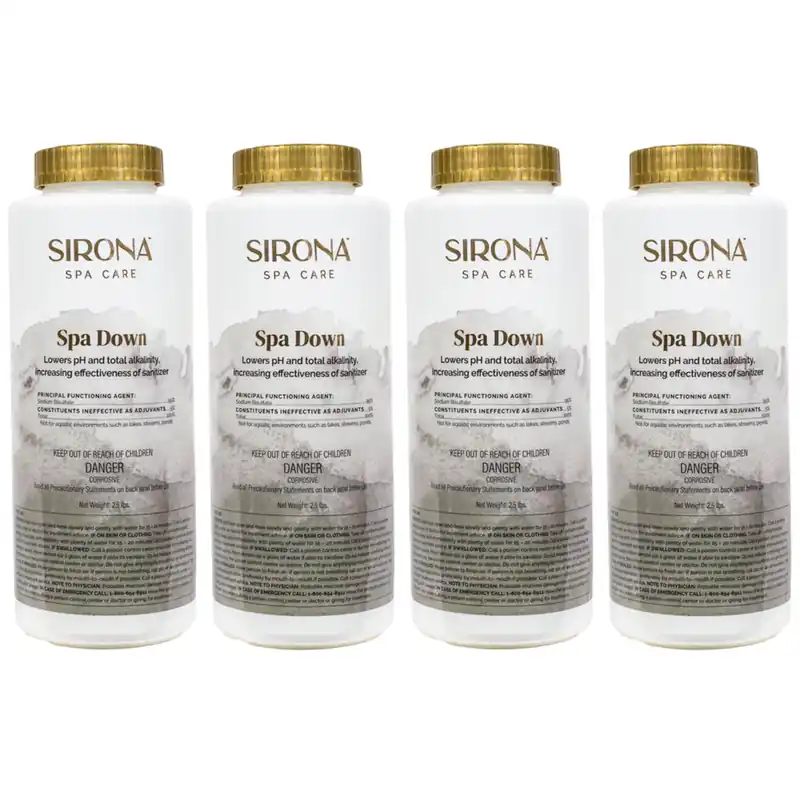 Sirona Spa Care Spa Down 2.5 Lbs - 4 Pack Deal