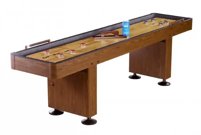 In Demand Challenger 9 ft. Shuffleboard with Walnut Finish