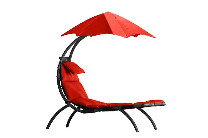 Affordable Vivere Original Dream Lounger - Cherry Red