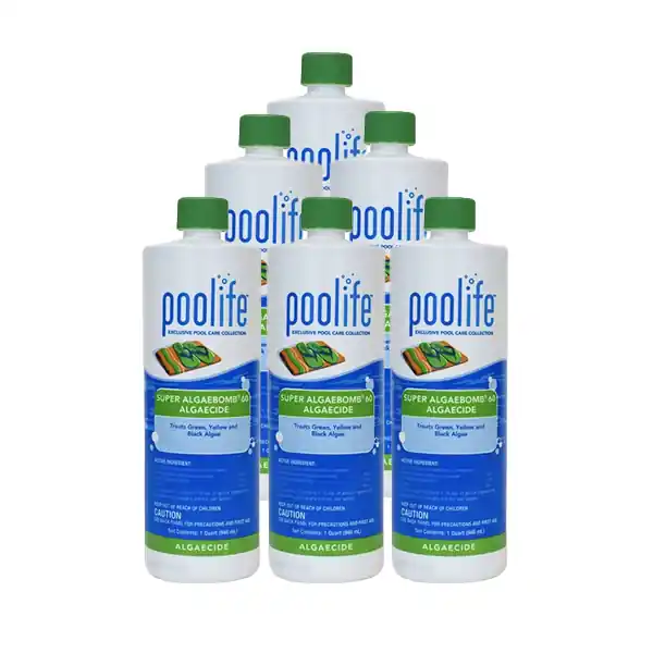 Poolife Super Algae Bomb 60 - 32 oz - 6 Pack Fresh Stock
