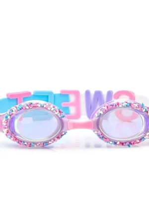 Bling2o - Sprinkle Purple Kids Swim Goggles Direct From Factory