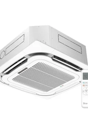 Popular Bravo BRV-P12CT-230VI 12000 Btu/h Ceiling Cassette Mini Split Indoor Unit 208 230V Multi Zone