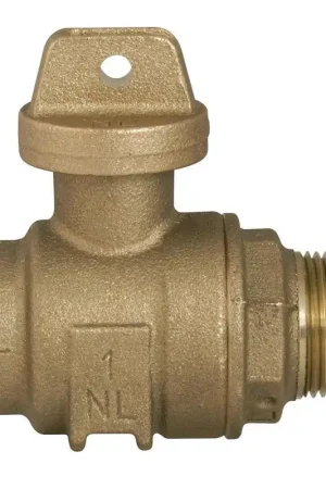 Authentic Ford Meter Box B81-444-NL Ball Valve 1 in. MIPT x FIPT