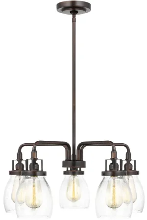 Seagull Lighting 3114505-710 Belton Collection Five Light Chandelier 60w Max Price Drop