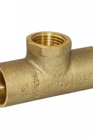 Matco-Norca CRTF0604LF 1-1/4 inches x 1-1/4 inches x 3/4 inches Cast Brass Tee High Quality