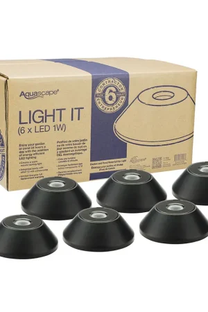 Hassle-Free Returns Aquascape 84045 1-Watt LED Spotlight 6-Pack