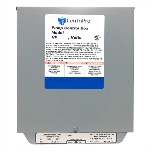 Xylem CB20412CR Goulds control box 2 hp 230V Trending
