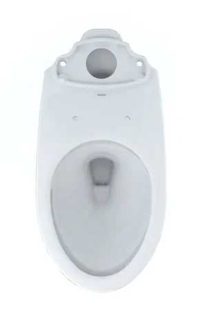 While Supplies Last Toto C776CEFG#01 Drake Elongated Universal Height Tornado Flush Toilet Bowl with Cefiontect