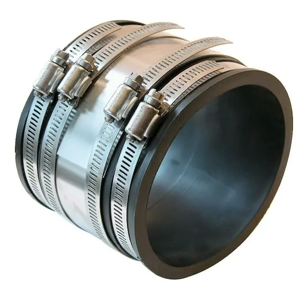 Top Pick Fermco 1056-44RC 4 inches x 4 inches Strong Back PVC Shielded Coupling