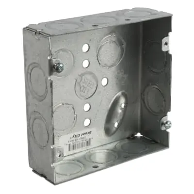 Instant Buy Abb 72151 1/2 3/4 E Steel Square Electrical Box 29.5 Cu in