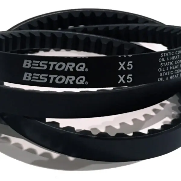Bestorq 840593105399 AX38 rubber v-belt, raw edge/cogged 40 inches length x 0.51 inches width x 0.34 inches height 40 degree angle replacement Gates 90122038 Luxury