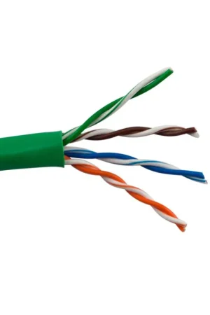 cat5e-gn-etl Cat5e 350mhz 24AWG Utp Cmr Etl Green 1000ft New Arrival