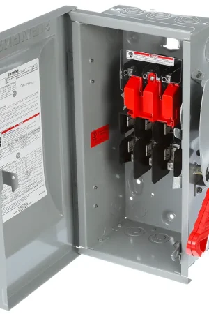 Buy Today Siemens HF321N Heavy Duty Fusible Safety Switch 240 VAC 30 Amp 3-Pole NEMA 1