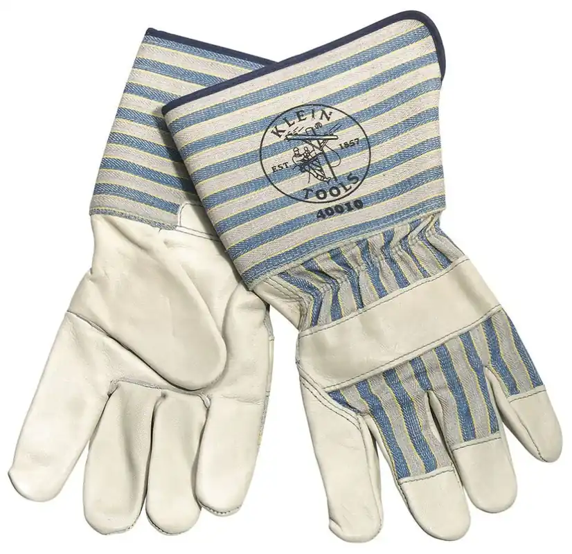 Klein Tools 40010 Long Cuff Gloves Pair While Supplies Last