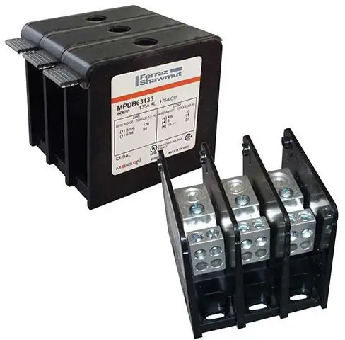 Last Chance Mersen MPDB69313 3-phase Power Distribution Block