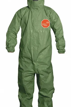 Order Now Dupont QS127TGR2X000400 Tychem 2000 SFR Hooded Protective Coverall 2X-Large Pack of 4