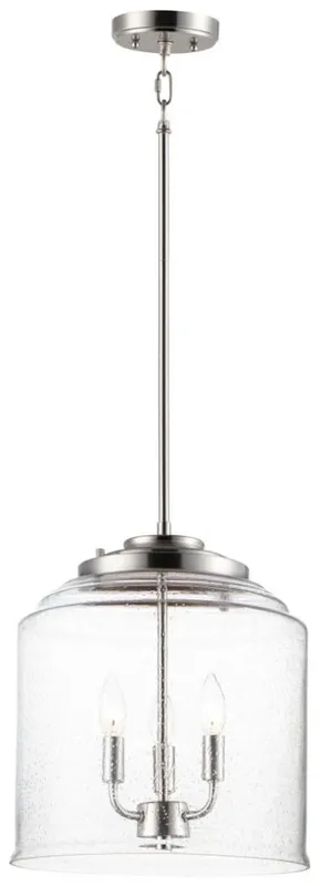 Big Sale Maxim 12273cdsn Satin Nickel Acadia 3-light Pendant