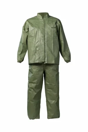 Tychem QS750TGRXL000400 Tychem 2000 SFR jacket and bib overall set XL Budget