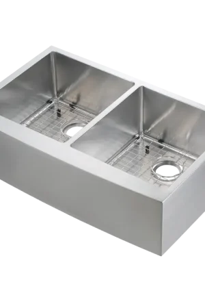 Fan Favorite Compass 482-6514 Double Bowl Undermount Farmhouse Sink