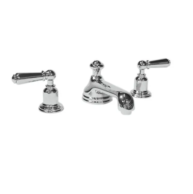 Rohl U.3705L-APC-2 Edwardian Perrin and Rowe Low Level Spout Widespread Lavatory Faucet 5 7/8 inches (U3705LAPC2) Weekend Sale