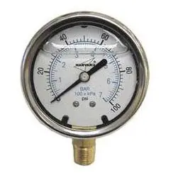 American Granby ilpg10025-4lnl Pressure Gauge 0-100 Psi Professional Grade