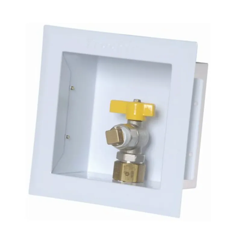 Premium Omegaflex FGP-SWBTM-750 AutoSnap Metal Wall Box w/ 3/4 in Valve (5 x 5 x 3.12 in)